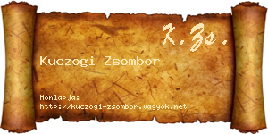 Kuczogi Zsombor névjegykártya